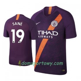 Koszulka Manchester City Sane 19 Trzeci Koszulki Piłkarskie 2018-2019 Krótki Rękaw